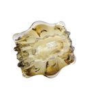 Prachtige Glazen Schaal/Mand ,Lux Glass Faconne Main Austria Jaren '50 thumbnail 5