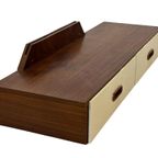Vintage Wandkastje Wandrek Jaren 60 Teak thumbnail 3