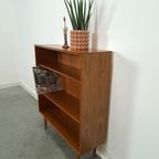 Noten Fineer Boekenkast Lp Kast Met Legplanken Nr. 2 thumbnail 6
