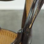 Zeer Charmante, Elegante, Vintage Bentwood Thonet Design Bistro Stoel Met Comfortabele Armleggers thumbnail 15