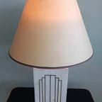 Italiaanse Jaren 70 Deco/romeo Rega Style Marmer Inlay Lamp thumbnail 11