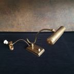 Vintage - Pianolamp - Orgellamp - Bureaulamp - Heca Edam - Koper/Messing - thumbnail 5