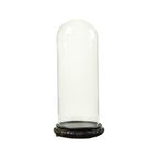 Grote Antieke Stolp Globe Mondgeblazen Aziatische Houten Basis thumbnail 9