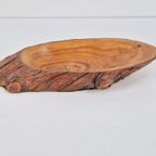 Vintage Pine Fruitschaal Hout Brutalist ‘60 Denmark Schaal thumbnail 11