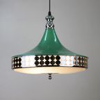 Geweldige Retro Lamp In Chroom, Metaal En Kunststof. - Massief België - 1970 thumbnail 3