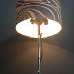 Table Lamp With Grey And Pink Shade, Shade Adjustable In Height thumbnail 12