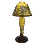 Art Nouveau Tafellamp In Gallé Stijl, Eind 20e Eeuw. thumbnail 2