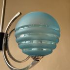 Lamp Hanglamp Art Deco Blauwe Bollen Frans thumbnail 4