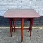 Antiek Engels Mahonie Hangoortafeltje, Inklapbaar,61 Cm Hoog thumbnail 11