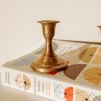 Messing Kandelaar Voor Diner Kaars thumbnail 2