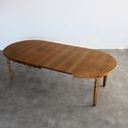 Vintage Eettafel | Tafel | Verlengbaar | Brutalist | Kjaernulf (2) thumbnail 2