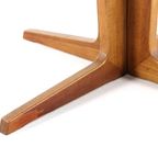 Bernhard Pedersn And Son Eiken Ronde 2x Verlengbare Eettafel Tafel Vintage 'bogvad' Deens Design thumbnail 13