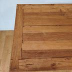 Vintage Franse Boeren Eettafel Eetkamertafel Tafel Met Lades Teakhout thumbnail 7