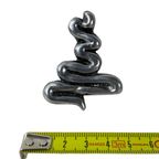 Handmade - Rod Of Asclepius Shaped Drawer / Door Pull Or Handle - Casted Aluminum (New Old Stock) thumbnail 6