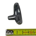 Handmade - Half Moon Shaped Drawer / Door Pull Or Handle - Casted Aluminum (New Old Stock) - Made thumbnail 7