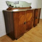 Vintage Art Deco Mid Century Dressoir, Wandkast thumbnail 3