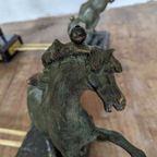 Nb22 – Hollywood Regency Style – Coffeetable – Maison Charles -jaren 70 – Paard Van Gansu thumbnail 8
