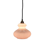 Vintage Hanglamp Met Glazen Opaline Kap thumbnail 3