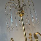 Xl Gemerkte Swarovski Kroonluchter Hanglamp Bloemen Kristal thumbnail 6