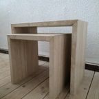 Italy Travertine Nest Tables 70 'S thumbnail 13