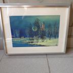 Luc De Ro Blauw Landschap thumbnail 16