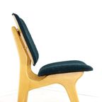 Set 4 Vintage Stoelen In De Stijl Van Arne Hovmand Olsen Reupholstered thumbnail 20