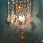 2 Beschikbaar Vintage Murano Teardrop Tafellampen Giraffe Met Palmboom! thumbnail 9