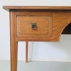 Shabby Chique Antiek Oosters Bureau Schrijftafel Blank Hout Tafel Artdeco 1920'S thumbnail 10