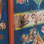 Antieke Beschilderde Bruidskast 1789 thumbnail 6