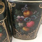 5 X Zeldzame Oude Dozen Blikken Met Stilleven Bloemen thumbnail 7