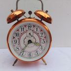 Vintage Wekker Mauthe Duitse Werkende thumbnail 7
