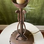 1930, Amsterdamse School Lamp. Prachtige Tafellamp !! thumbnail 2