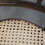 Set Van 2 Originele Vintage Thonet Bistro Design Stoelen thumbnail 13