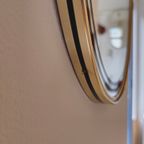 Vintage Organichse Spiegel Wandspiegel Mirror Goud Zwart thumbnail 12