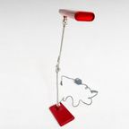 Duits Design Verstelbare Tl Bureaulamp, Gelakt Metaal thumbnail 2