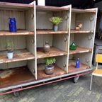 Mooie Industriele Metalen Vintage Kast thumbnail 13