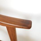 2 Vintage Louis Van Teeffelen Fauteuils Licht Blauw Teak thumbnail 3