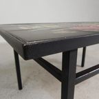 Vintage Tegeltafel Met Afbeelding Van Stierengevecht, Jaren 50 thumbnail 14