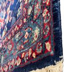 Handgeknoopt Perzisch Mahal Mostofi Vloerkleed 135X205Cm - Vintage Tapijt Wol Donkerblauw - Reliving thumbnail 10