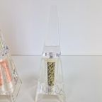 Vintage Wayne Husted Blenko Zout Pepermolen Pyramid Acrylic thumbnail 7