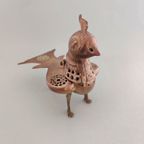 Vintage Brass Khorasan Style Dove Incense Burner thumbnail 2