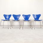 4 Butterfly Chairs By Arne Jacobsen For Fritz Hansen thumbnail 5