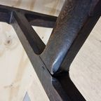 Antieke Staande Hoge Eiken Houten Lessenaar / Schrijfbureau (19e Eeuw) / Clerk Desk thumbnail 11