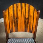 Mid-Century Art Deco Stijl Eetkamerstoelen- Set Van 4 thumbnail 8