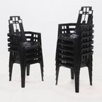 Set Of 4 Boston Chairs By Pierre Paulin For Henry Massonnet France 1980S thumbnail 14