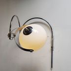 Space Age Double Arc Mushroom Wall Lamp By Dijkstra Lampen, 1970S thumbnail 7