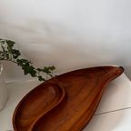 Mid Century Teak Houten Serveerschaal thumbnail 4