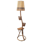 Vintage Rotan Lamp Met Plantenbakjes thumbnail 9