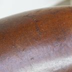 Cognac-kleurige En Comfortabele Vintage Schapenleren Clubfauteuil Met Een Royale Zit thumbnail 7
