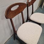 4 Vintage Eetkamerstoelen Deense Stoelen Vintage Stoelen thumbnail 10